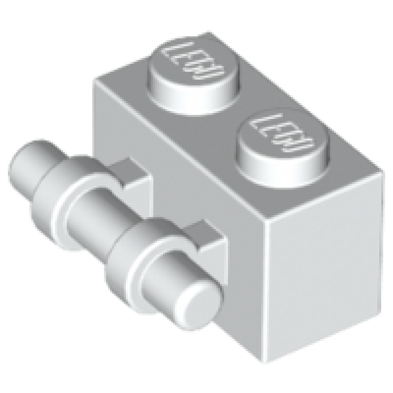 Steen, Aangepast 1x2 met handvat White